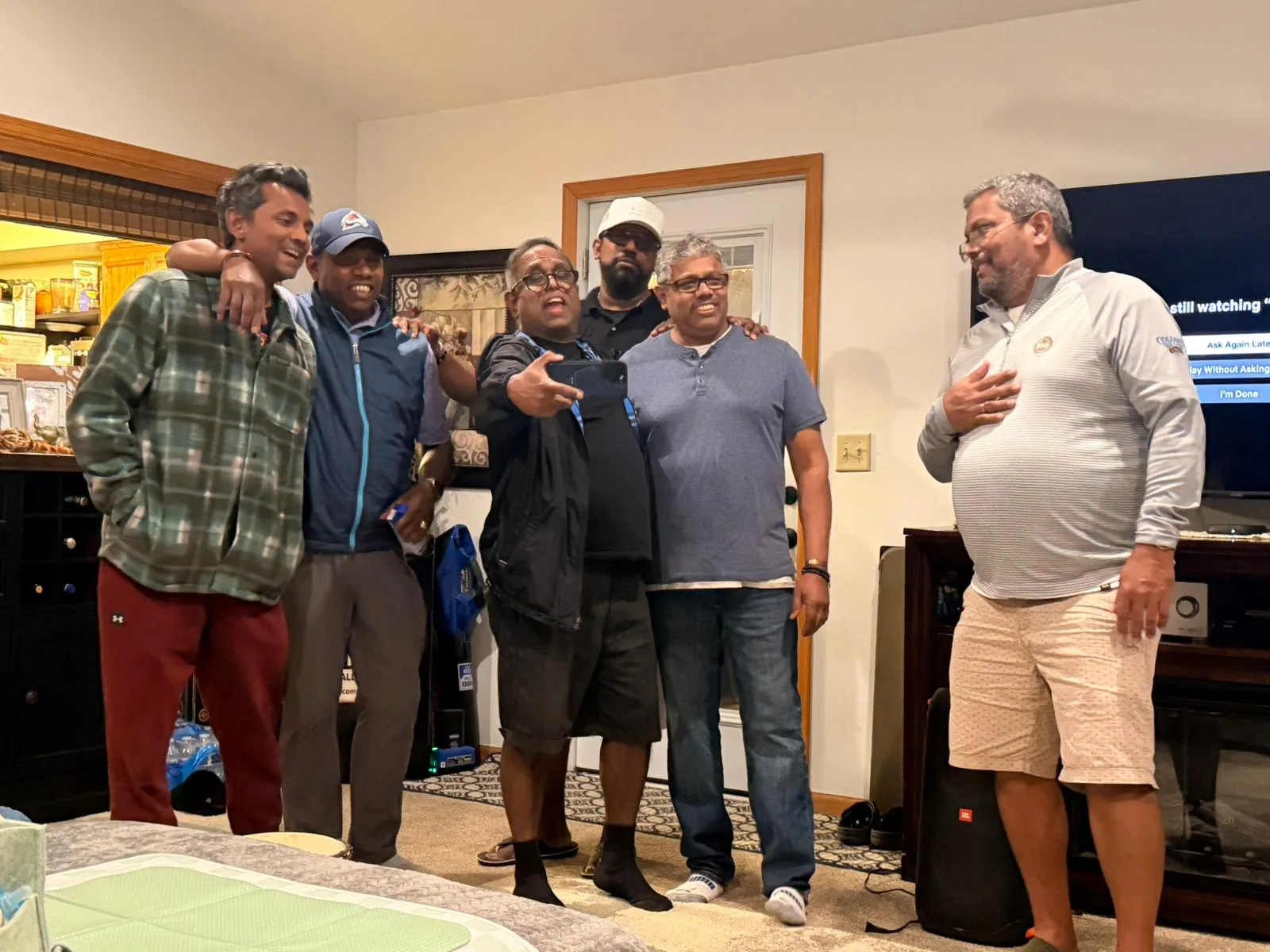 Family members singing together in celebration of Mother's Day