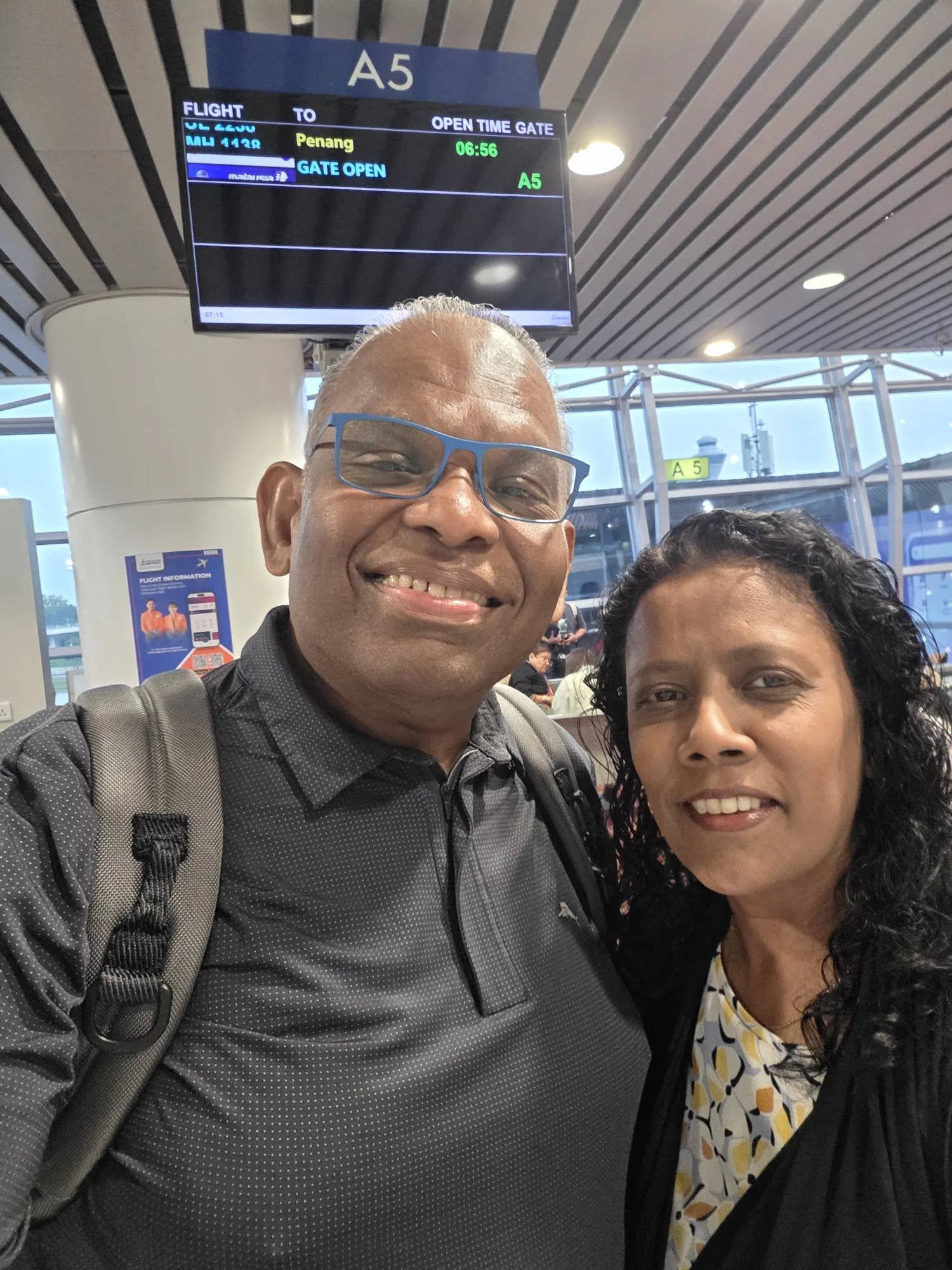 Setting off from Kuala Lumpur International Airport for Penang